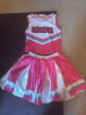 Sport-Tek Pink & White Cheerleading Set with Blue Accent